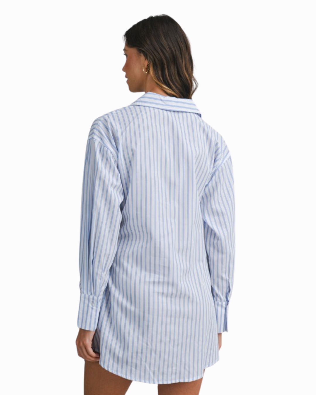 Striped Button Down Wrap Mini Dress Marcella'sFashionBoutique Striped Button Down Wrap Mini Dress Marcella'sFashionBoutique